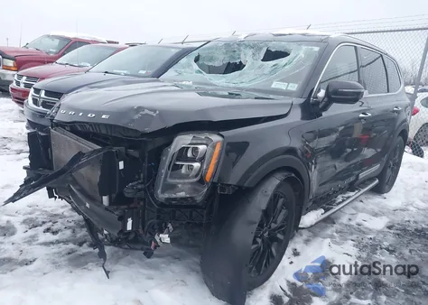 2021 Kia Telluride Sx z USA, uszkodzony, nr VIN 5XYP5DHCXMG119194